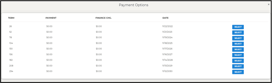 Payment Options